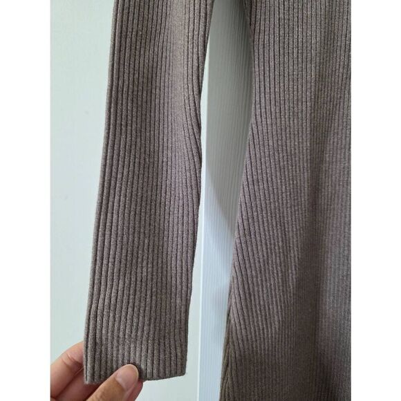 Abercrombie & Fitch Collared Sweater dress, Brown Small P NWT - Picture 7 of 12